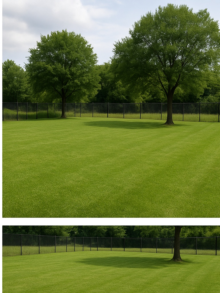 Plac posle košenja – sređena, pokošena i uredna trava