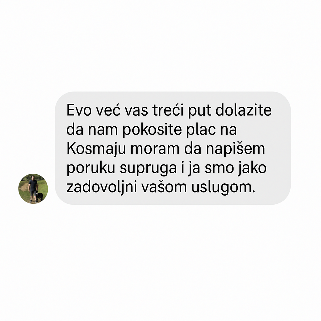 Screenshot poruka zadovoljnih klijenata 4 – zadovoljni vlasnici placa